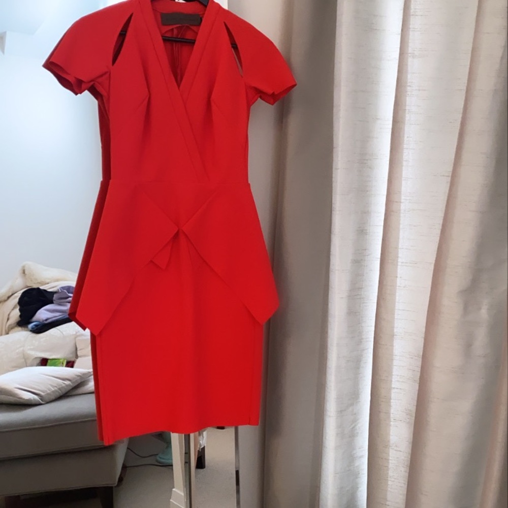 Greta Constantine peplum dress.